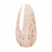 Top for the Tufi Profi Premium Top gel polish without sticky layer, with a brass leaf gold, 30 ml