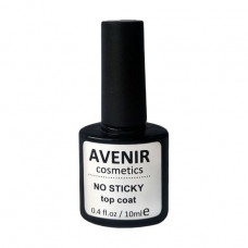 Top covering for nails of Avenir Cosmetics No Sticky Top Coat without sticky layer, 10 ml