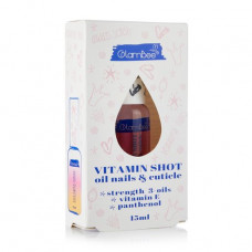 Three-phase nail oil and cuticles of GlamBee Grapes, 15 ml