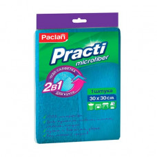 Paclan 2v1 rag from microfiber for kitchen of blue, 30 x 30 cm
