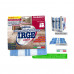 Rag for Irge Professional floor white-blue, from cotton and microfiber, 45*50 cm, 1 piece