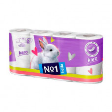 2-layer Bella Karo toilet paper, 8 rolls