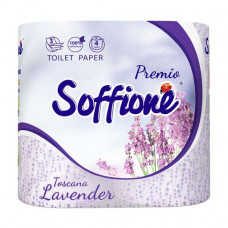 Soffione Toscana Lavender toilet paper of three-layer violet, 4 pieces