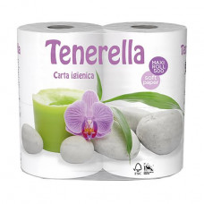 Tenerella toilet paper white, 2-layer, 500 otriv, 4 pieces