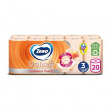 The Zewa Deluxe toilet paper with aroma of a peach, 3-layer, 150 separations, 20 pieces