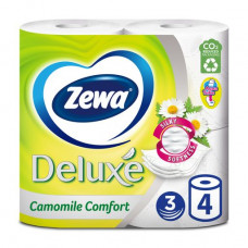 The Zewa Deluxe toilet paper with aroma of a camomile, 3-layer, 145 separations, 4 rolls