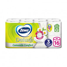 The Zewa Deluxe toilet paper with aroma of a camomile, 3-layer, 150 separations, 16 rolls
