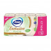 White Zewa Exclusive Natural Soft toilet paper, 4-layer, 150 separations, 16 rolls