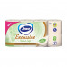 White, 4-layer Zewa Exclusive Natural Soft toilet paper of 150 separations, 8 rolls