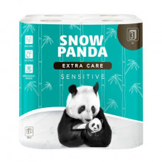 Toilet paper Snow Panda Extra Care Sensitive of 3-layer, 8 pieces