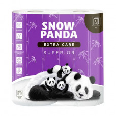 Toilet paper Snow Panda Extra Care Superior of 4-layer, 4 pieces
