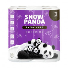 Toilet paper Snow Panda Extra Care Superior of 4-layer, 8 pieces
