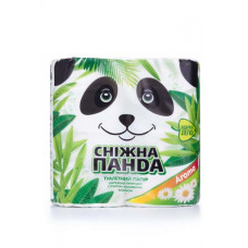 Toilet paper Snow Panda of Aram of 2-layer, 4 pieces.