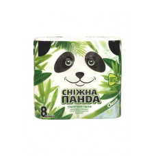 Toilet paper Snow Panda classic of 2-layer, 8 pieces.