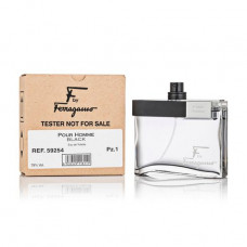 Salvatore Ferragamo F by Ferragamo pour Homme BLACK toilet water of men's 100 ml (a tester without cover)
