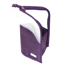 Tube cover for brushes and WoBs cosmetics of dark-violet, 23*12 cm (S03)