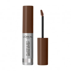 Mascara for eyebrows of L'Oreal Paris Brow Artist Plump & Set for fixing of a form and giving of color 108 the Dark brunette, 4.9 ml