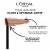 Mascara for eyebrows of L'Oreal Paris Brow Artist Plump & Set for fixing of a form and giving of color 108 the Dark brunette, 4.9 ml