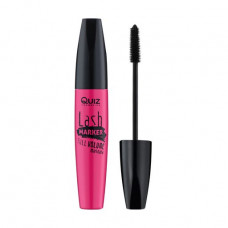 Quiz Cosmetics Lash Marker Full Volume Mascara Black mascara Extra length and volume, 12 ml