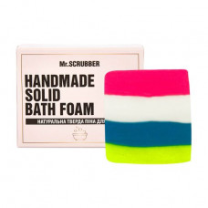 The solid Mr.Scrubber Bubbles Gum bath foam in a gift box, 100 g
