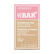 The firm Love Bar Conditioner Bar Repair & Nourish Dry & Damaged Hair Argan Oil & Ginger conditioner, for the dry and injured hair, 2*30 g