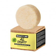 Solid normal hair Beauty Jar All Righty Shampoo shampoo, with coconut oil and cocoa, 65 g