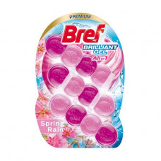 Firm toilet Bref Brilliant Gel All in block 1 Spring rain, 3*46 g