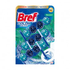 Firm toilet Bref Color Aktiv block Eucalyptus, 3*50 g