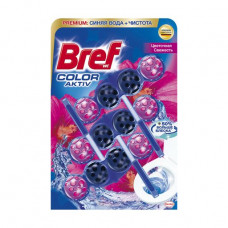 Firm toilet Bref Color Aktiv block Flower freshness, 3*50 g