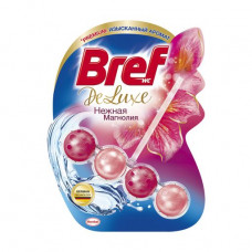 Firm toilet Bref De Luxe block Gentle magnolia, 50 g