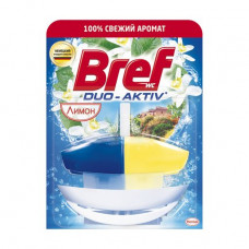 The firm toilet Bref Duo-Aktiv block the Lemon, with a basket, 50 ml