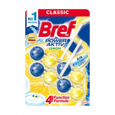 Firm toilet Bref Power Aktiv block, Lemon, 2*50 g