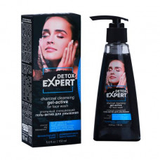 The coal cleaning gel asset for washing of Detox Expert Charcoal Cleansing Gel-active For Face Wash, 150 ml