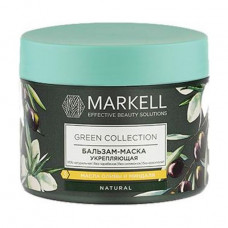 Markell Green Collection strengthening hair balm mask with oil of an olive and almonds, 300 ml