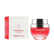 Ukreplyayushchy skin cream around eyes of FarmStay Ceramide Firming Facial Eye Cream, 50 ml