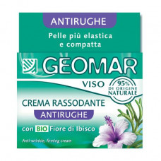 Ukreplyayushchy face cream against wrinkles of Geomar Anti-Wrinkle Firming Cream with organic flowers of a hibiscus and oceanic seaweed, 50 ml