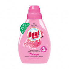 The ultra concentrated Dual Power fabric softener of the Flamingo, 600 ml
