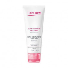 Extra moisturizing emulsion for a body of Topicrem Ultra-Moisturizing Body Milk, 75 ml