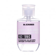 Extra moisturizing tonic for the person Mr.Scrubber Hydra Balance 2x Hyaluronic Acid Face Tonic with two types of hyaluronic acid, 250 ml