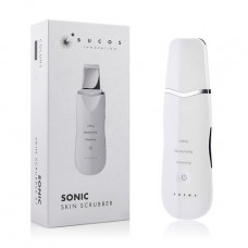 Ultrasonic ionic skraber for the person BUCOS Sonic Skin Scrubber S1, white