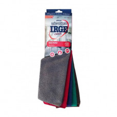 Universal napkin for cleaning of Irge from microfiber, 30*35 cm, 5 pieces (dark colors)