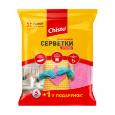 Universal napkins for cleaning of Chisto the Practician, 5 + 1 piece