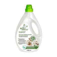 Universalny washing gel of Eco Control linen with extract of cotton, 1200 ml