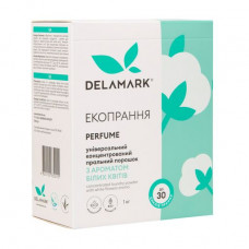 Universalny the concentrated laundry detergent of Delamark the automatic machine, with aroma of white colors, up to 30 washings, 1 kg