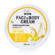 Universalny face and body Beauty Derm Soft Touch Face & Body Cream cream, 250 ml