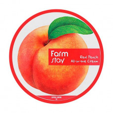 Universalny cream for a face and a body of FarmStay Real Peach All-In-One Cream with extract of a peach, 300 ml