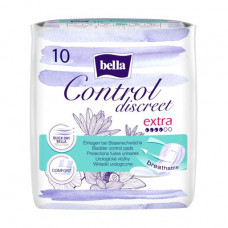 Feminine urological pads Bella Control Discreet extra, 10 pieces