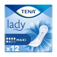Feminine urological pads TENA Lady Maxi, 12 pieces