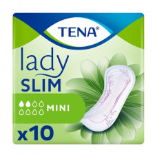 Feminine urological pads TENA Lady Slim Mini, 10 pieces