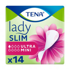 Feminine urological pads TENA Lady Slim Ultra Mini, 14 pieces